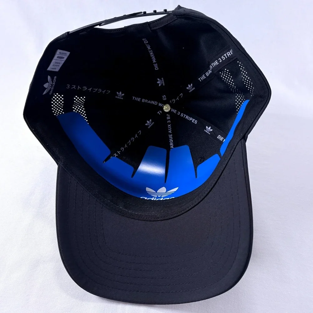 Adidas Originals Beacon 5.0 Mens Black Trefoil Snapback Hat Cap